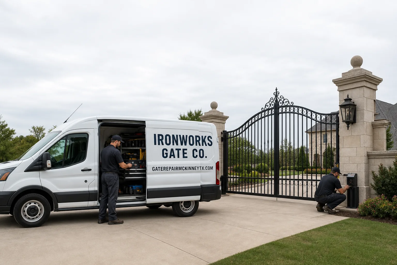 Gate Repair in McKinney, TX | Ironworks Gate Co.